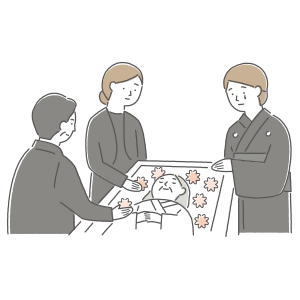 限られた関係者だけで葬儀を執り行いたい
